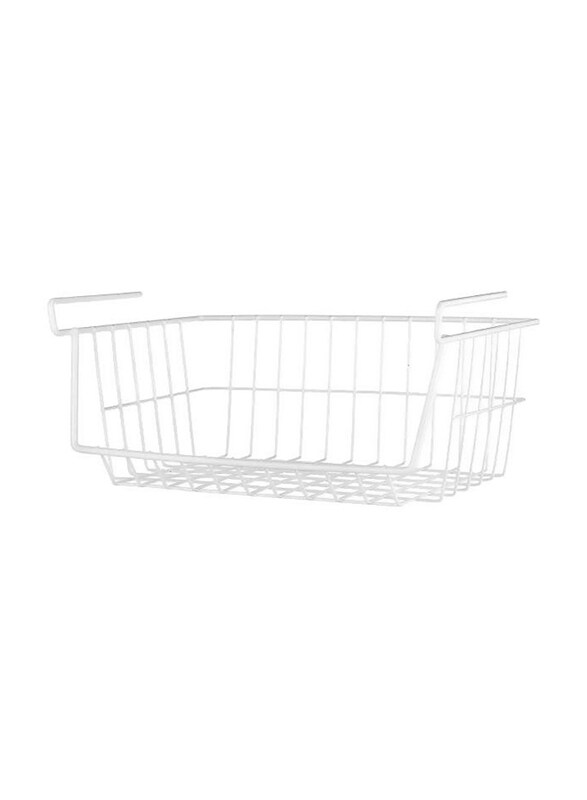 

Whitmor Wire Shelf Basket, White