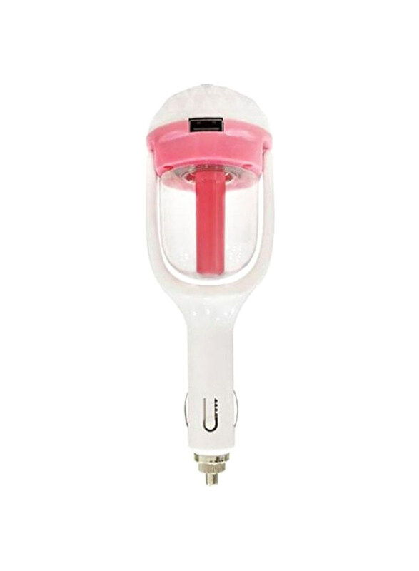 

Generic Electric Car Air Humidifier, White/Red