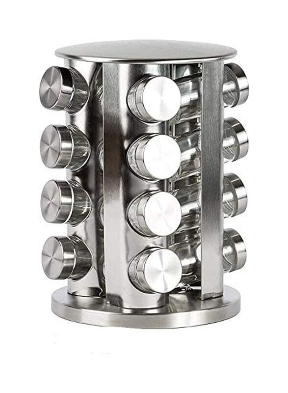 

Artc Glass Jars Spice Rack Set, 16 Pieces, R66-16, Multicolour