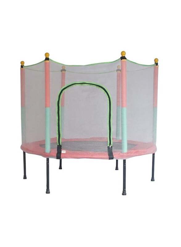 

Xiangyu 4.5-Feet Fancy & Stylish Trampoline With Protection Net, Ages 3+, Multicolour