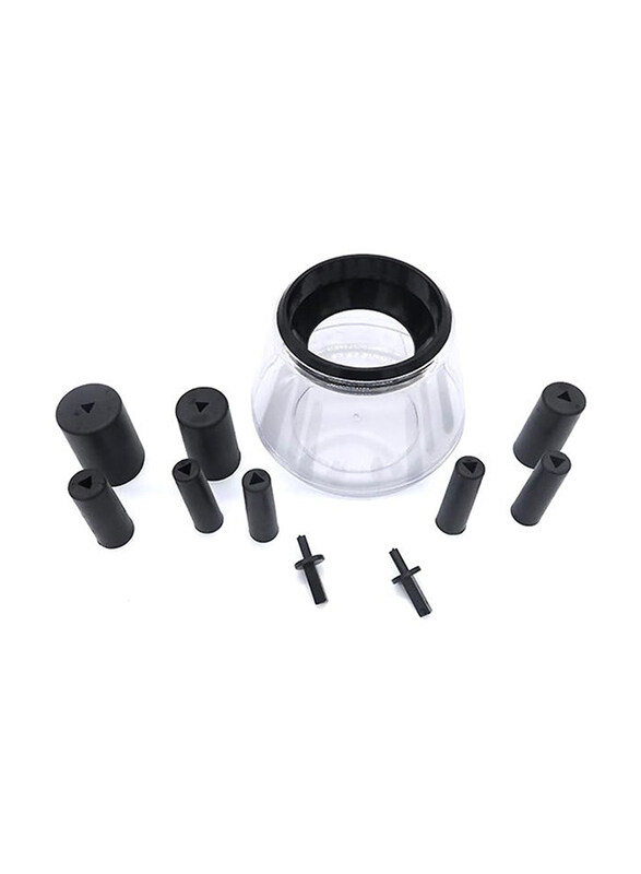 

Yupfun Automatic Brush Cleaner, Black/Clear