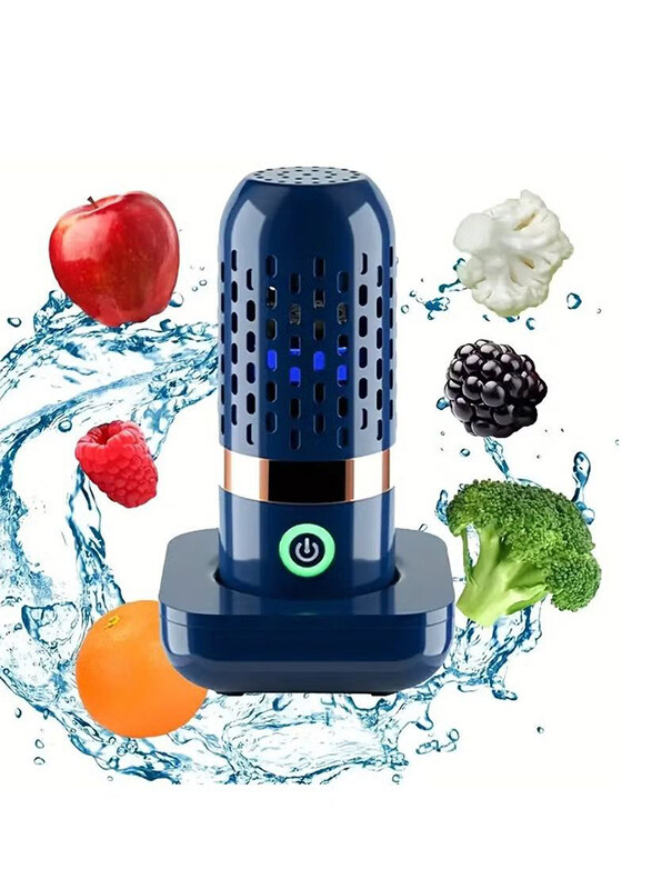 

Dubaigallery Fruit & Vegetable Washing Machine with OH-ion Purification Technology, Royal Blue