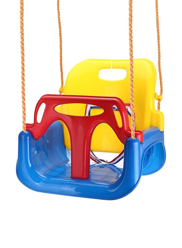 

Dubaigallery Plastic Outdoor Swing Seat with High Back Full Bucket, Ages 6 Months+