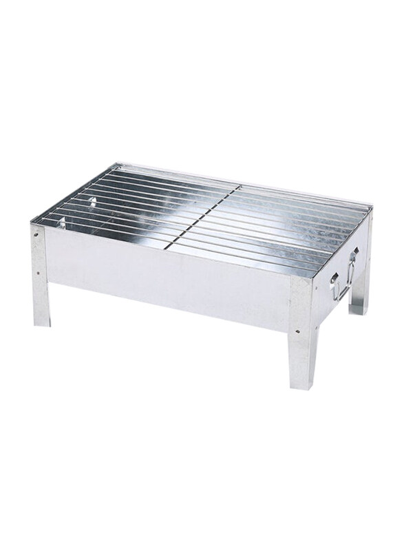 

Lawazim Portable Charcoal Grill, Silver