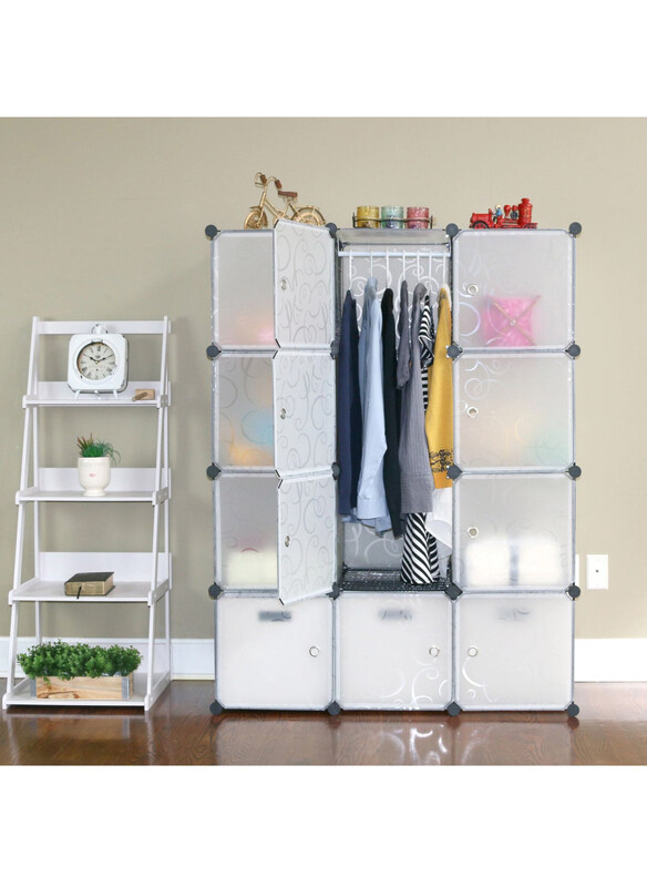 

DubaiGallery 12-Cube DIY Shoe Rack, Multicolour