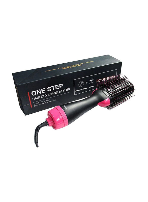 

One Step 3 in 1 Hair Dryer & Volumizer Hair Styler, Black