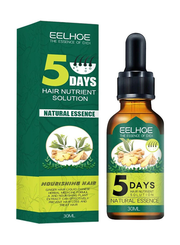 

Eelhoe 5 Days Natural Ginger Essence Oil for All Hair Types, 30ml