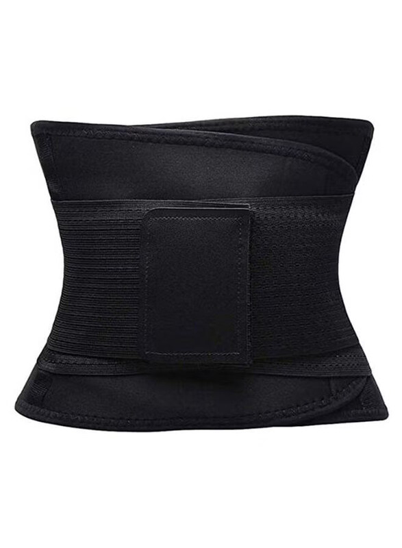 

Generic Adjustable Trainer Belt Waist Cincher Shapewear, Black