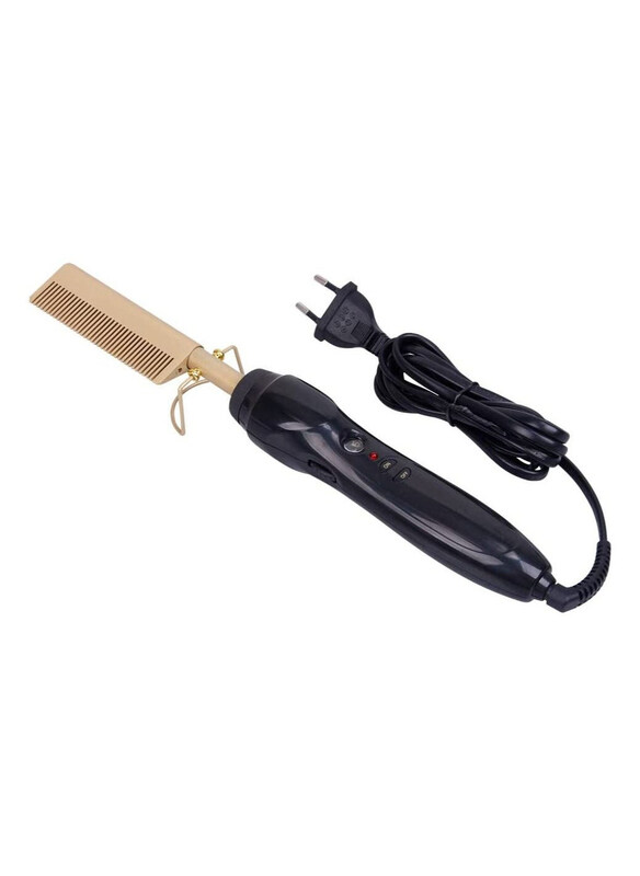 

DubaiGallery Electric Comb Hair Straightener, Black