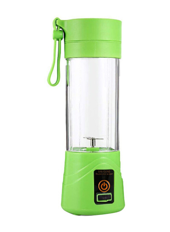 

Generic 380ml Multifunctional USB Fruit Juicer, 18W, E11852GR-A, Green/Clear