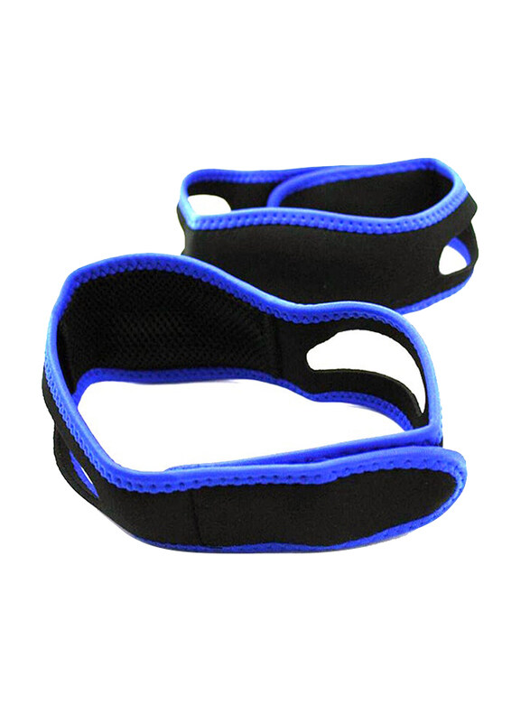 

Generic Unisex Anti-Snoring Neoprene Chin Wrap, Black/Blue