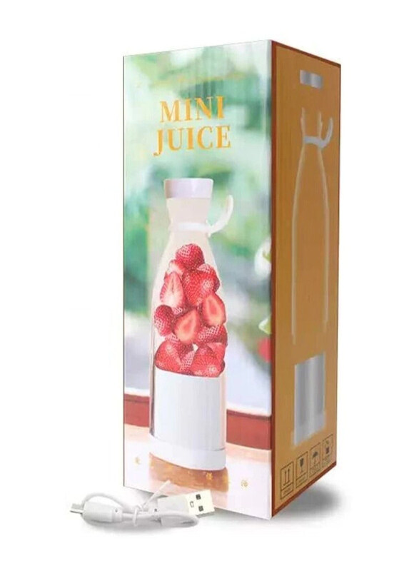 

DubaiGallery USB Rechargeable Mini Portable Juicer, LL-890, White