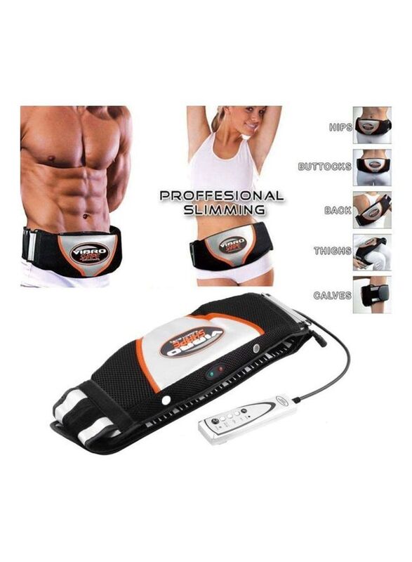 Vibro Shape Medical Belt to Break Down Grease & Fat Removal, Black