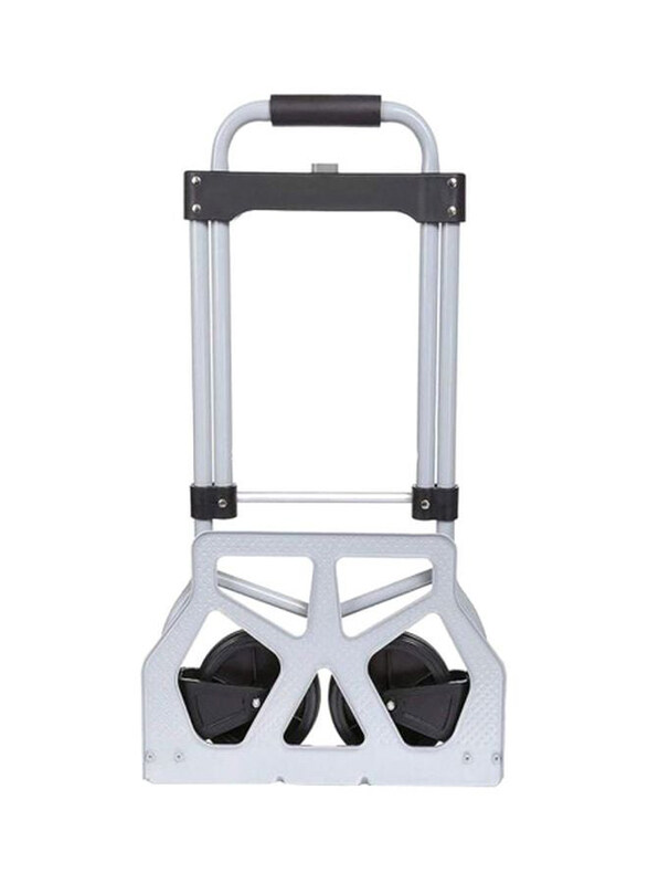 

Generic Luggage Trolley Cart, Silver/Black