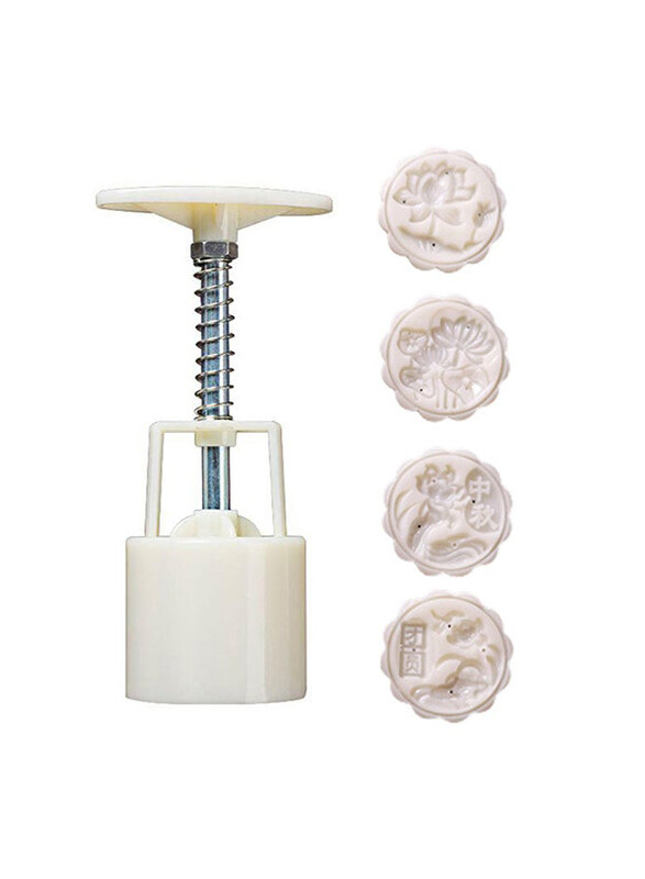 

Generic Moon Cake Making Mould, White