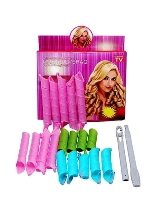 

As Seen On TV Magic Leverag Hair Curling Kit, Multicolour