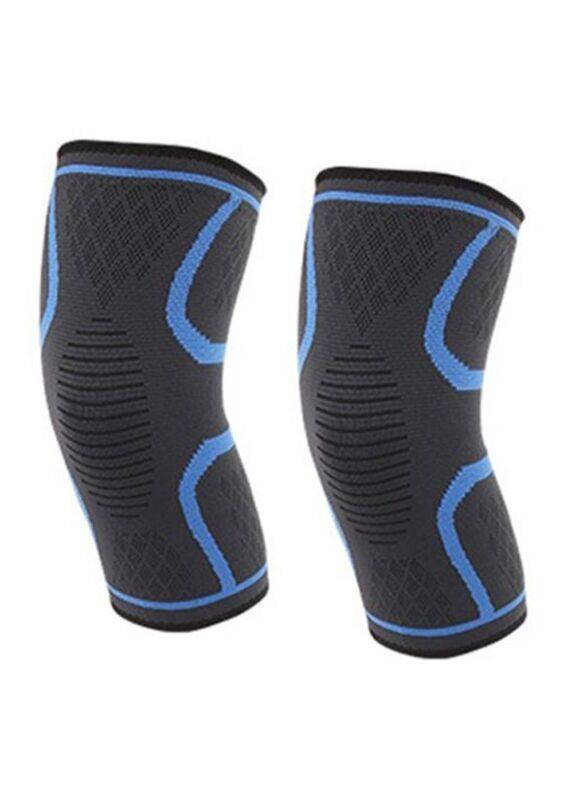 

Generic Football Protective Knee Pad, 1 Pair, X-Large, Dark Blue/Black