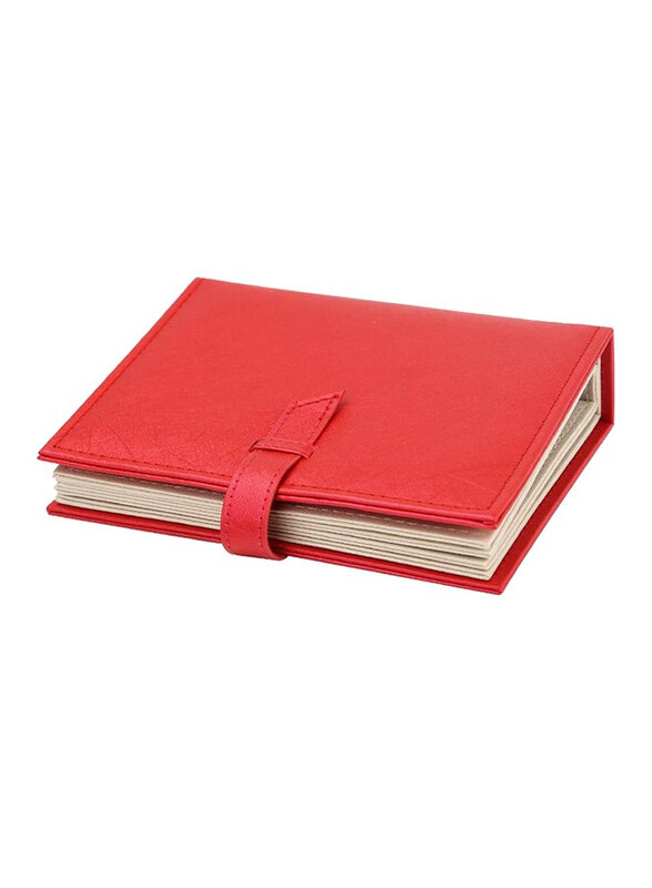 

Generic Book Style Earrings Organizer Case, Red