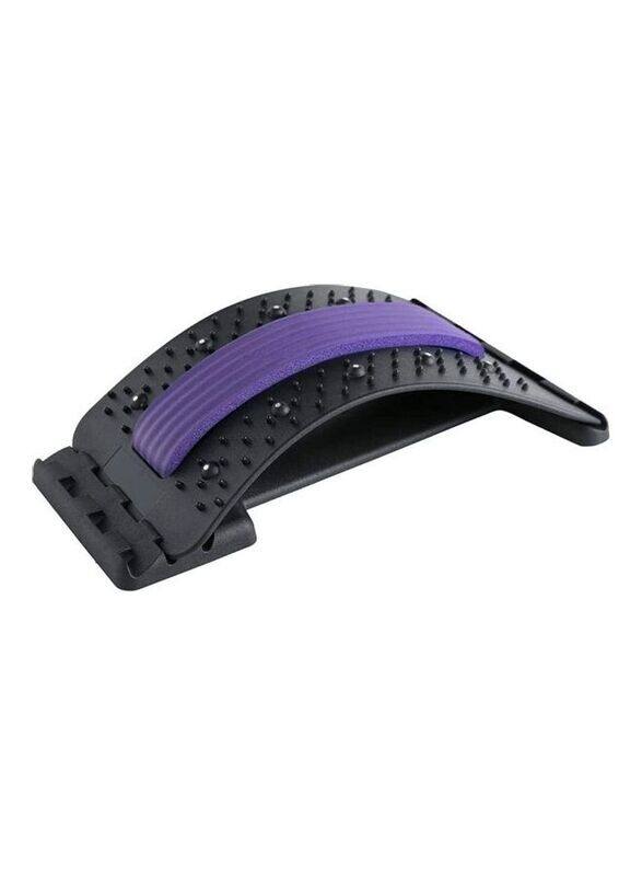 

XiuWoo Adjustable Back Stretcher Device with Magnetic Points, T148, Black/Purple