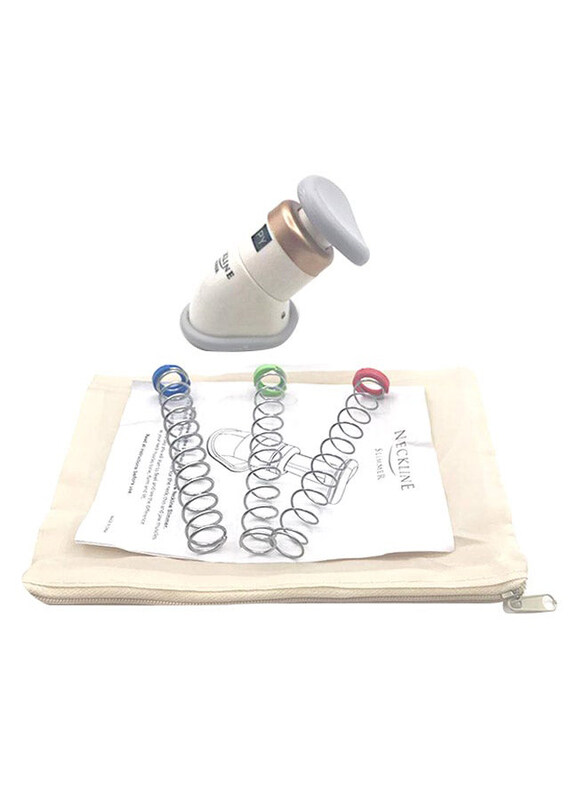 

Gadget Neckline Slimmer, White/Gold