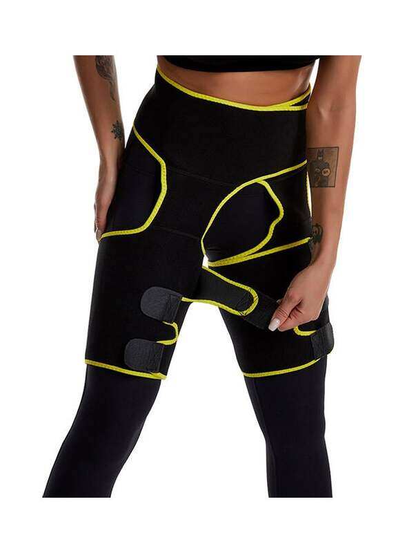 

Generic 3-In-1 Lift Hip Tummy Belt, 20cm, Yellow/Black