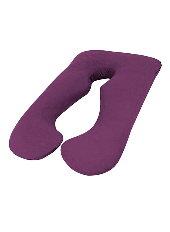 

Generic Multifunctional Comfortable Maternity U Shape Body Cotton Pillow, 75 x 125cm, Purple