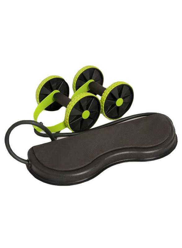 

Generic Multifunctional Abdominal Wheel Muscles Machine, Black/Green