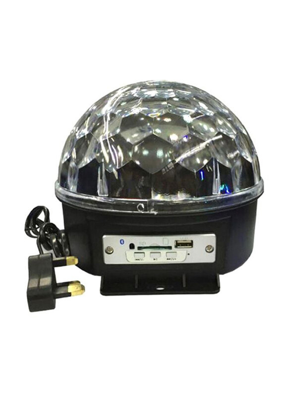 

Beauenty LED Crystal Magic Ball Stage Light With MP3 Player, 16 x 19cm, Black