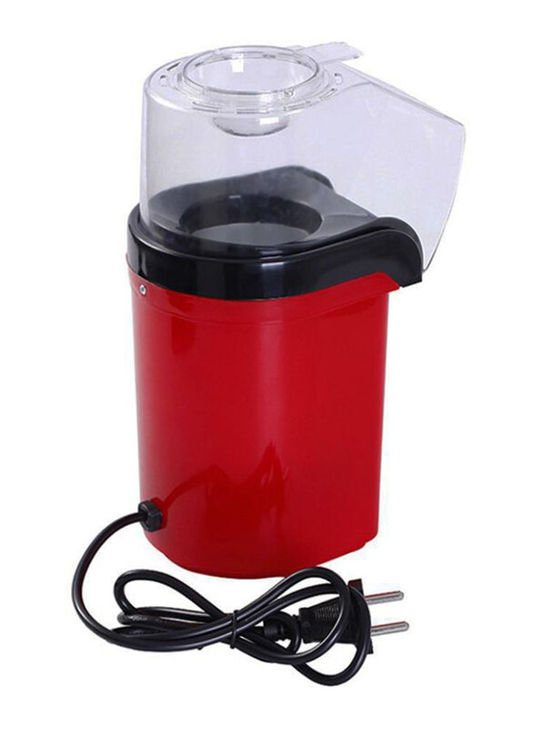 

Generic Healthy Hot Air Popcorn Maker, 1200W, H31933EU, Red/Clear