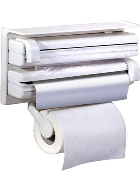 

Generic Triple Paper Dispenser, White