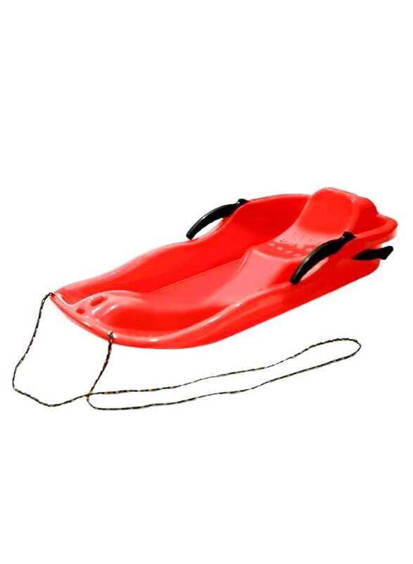

Generic Outdoor Snow Grass Sand Board with Rope, Red