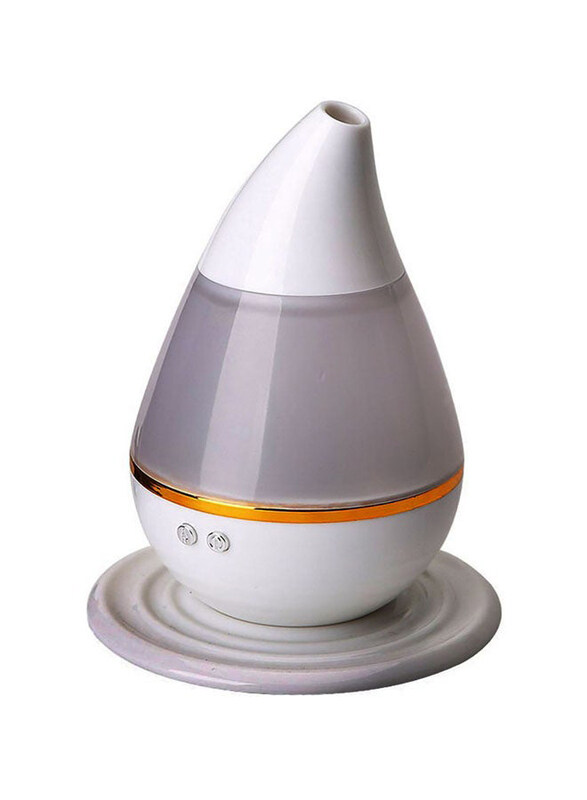 

Generic Ultrasonic Air Humidifier, 250ml, DQ71701, White/Clear