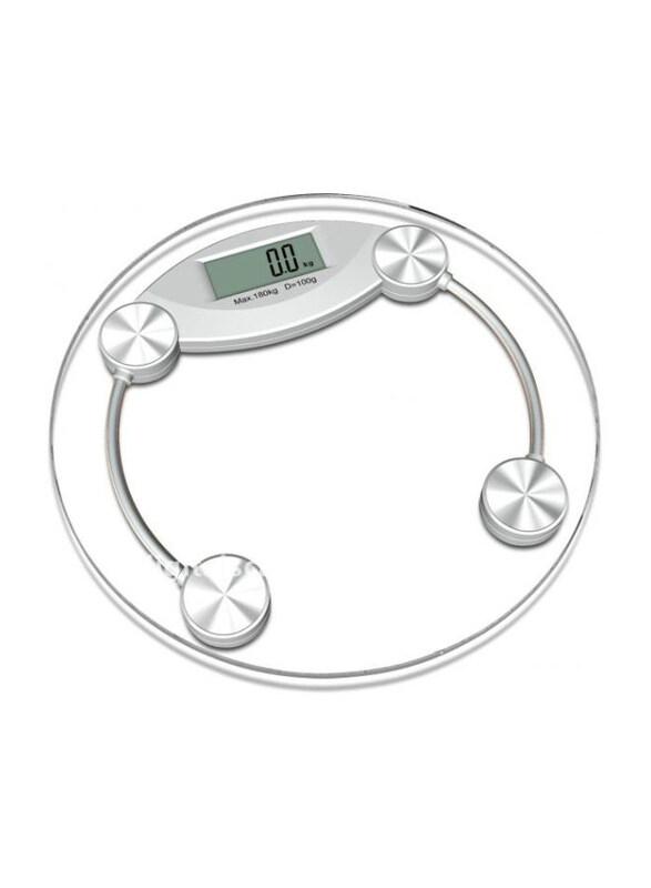 

Generic Personal Glass Scale, Clear/Silver