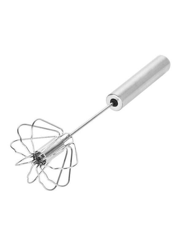 

Generic Handheld Egg Whisk, Silver