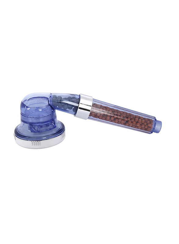 

Generic Three Mode Adjustable Shower Head, Blue/Brown
