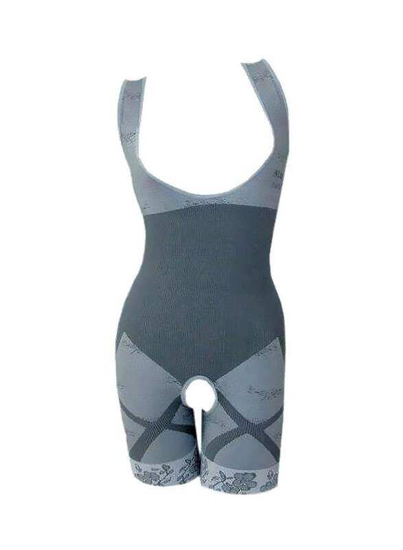 

Generic Body Shaper Slimming Suit, Large, Grey