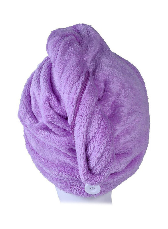 

YYXR Quick Drying Hair Towel Wrap for All Hair Types, Purple