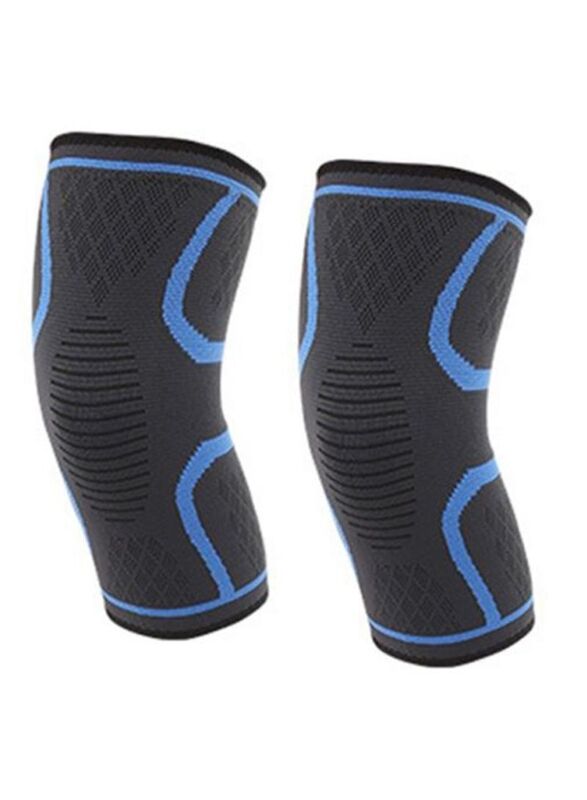 

Generic Football Protective Knee Pad, 1 Pair, Small, Dark Blue/Black