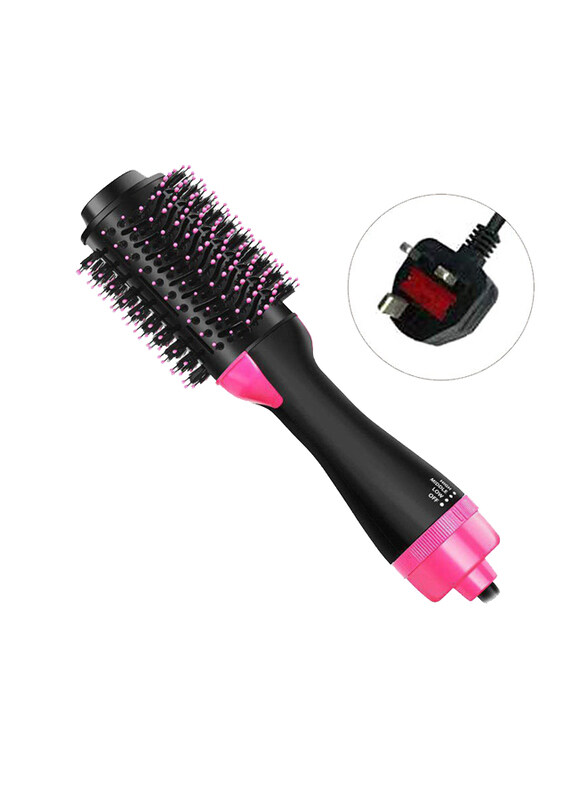 

Generic Multifunctional Anti-Static Hair Styler Comb with Blow Dryer, Black