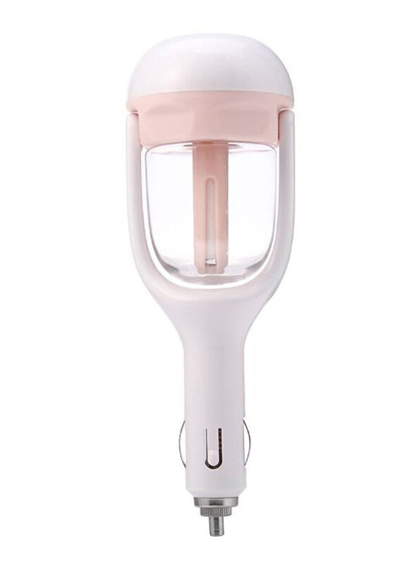

Generic Car Steam Air Humidifier, Pink/White, 50ml