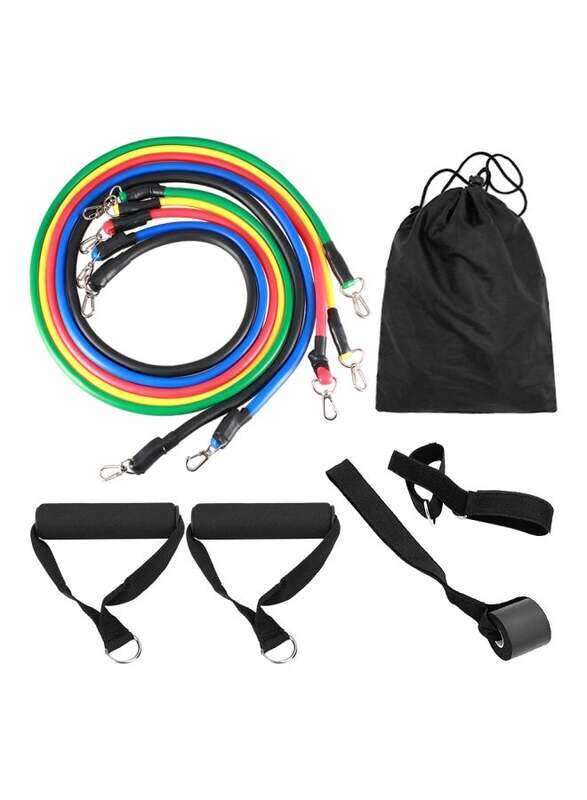 

Generic Exercise Resistance Loop Bands Set, 11 Piece, Y14645-KM, Multicolour