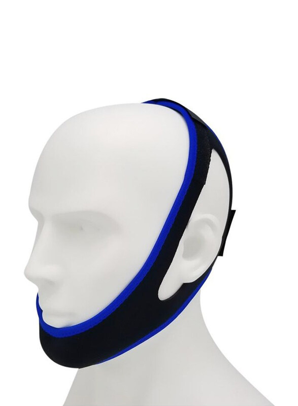 

Generic Unisex Anti Snore Stop Jaw Belt Support, 30g, CDH2415930, Black/Blue