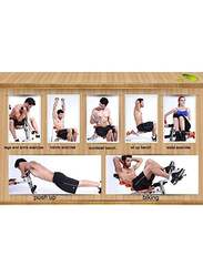 Six Pack Care Abdominal Training Machine, 104 x 35 x 89cm, Black