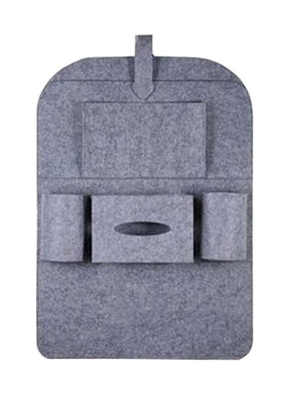 

Generic Income Auto Car Seat Multi-Pocket Hang Storage Bag Organizer, 1552410765-1431, Grey