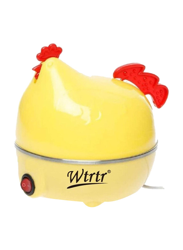 

Wtrtr Electric Boiled Egg Cooker, 7 Eggs Capacity, 350W, Yellow