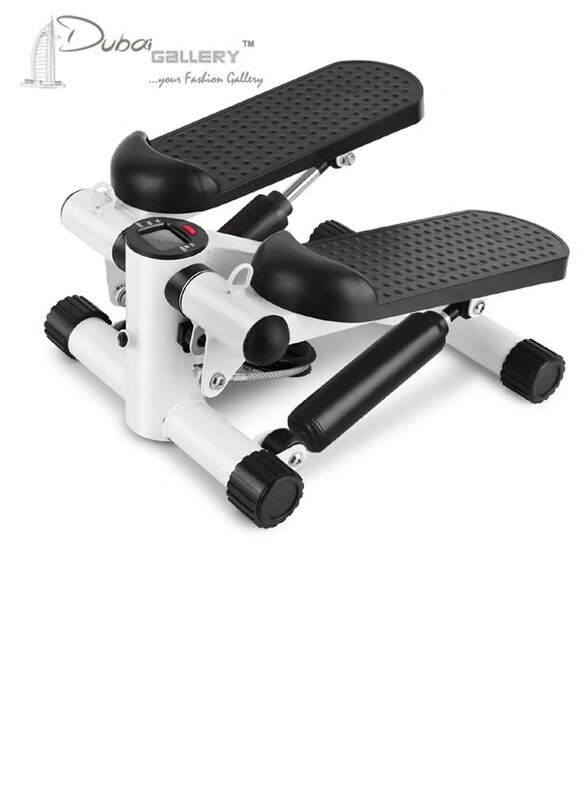 

DubaiGallery Mini Stepper with Rope Set, White/Black