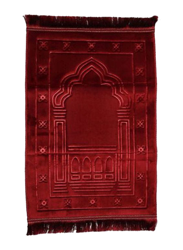 

Generic Prayer Rug Mat, 80x120cm, Red