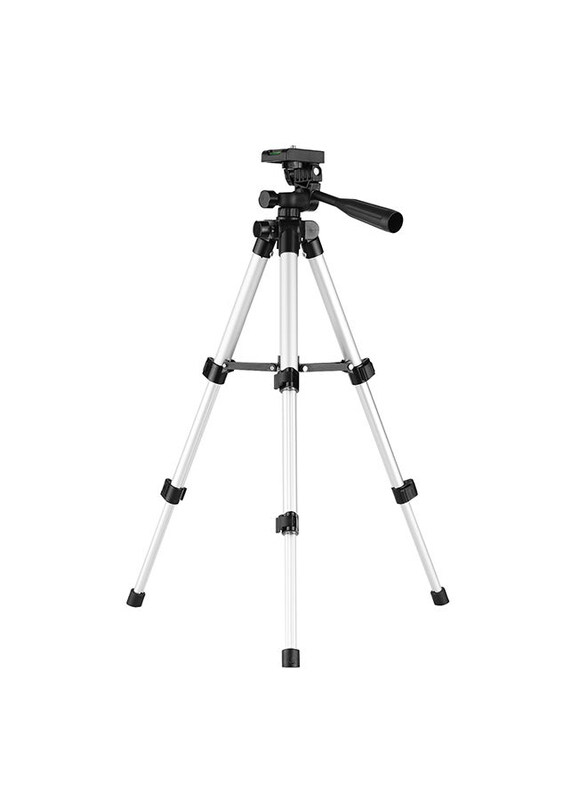 

NA Mini Desktop Tripod Stand, Silver/Black