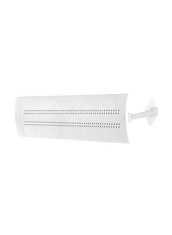 

Generic Adjustable Air Conditioner Wind Shield Deflector, JD0055-1, White