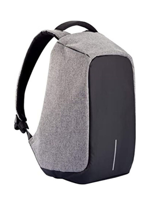 

Generic 15-inch Laptop Anti Theft Backpack Fits, Grey/Black